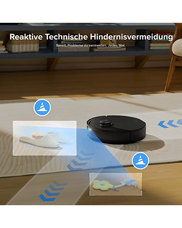 Roborock Q10 S5 Saug- und Wischroboter Schwarz