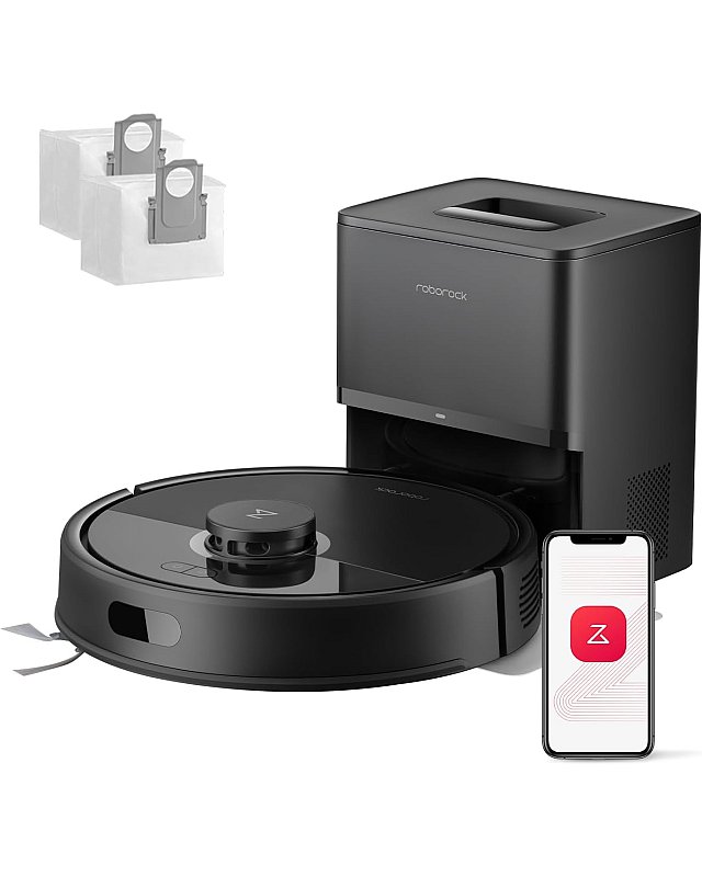 Roborock Q7 L5+ Saug- und Wischroboter mit Auto-Entleerungsstation Schwarz