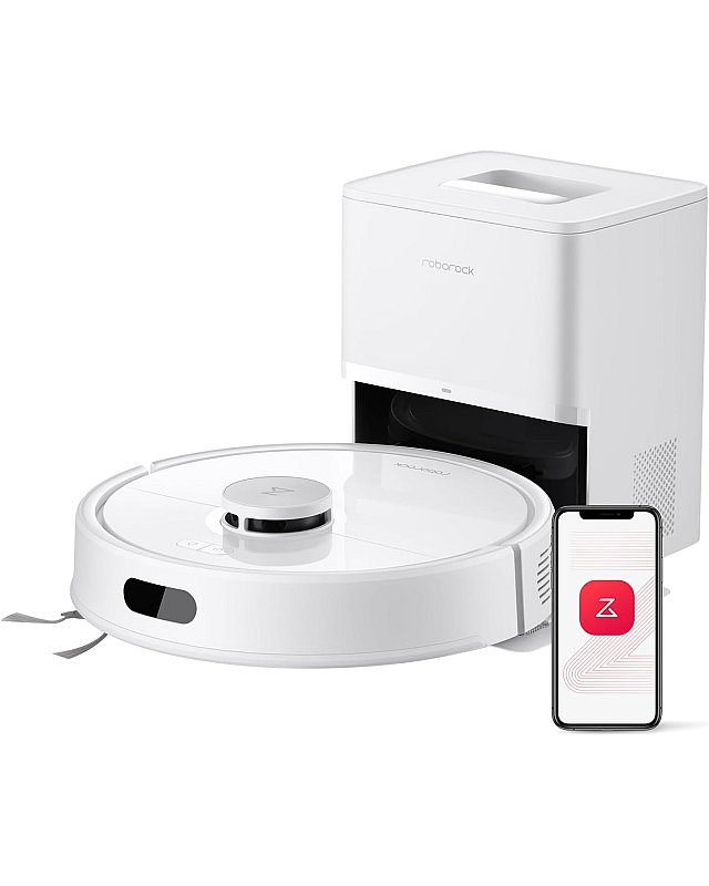 Roborock Q7 L5+ Saug- und Wischroboter mit Auto-Entleerungsstation Weiß