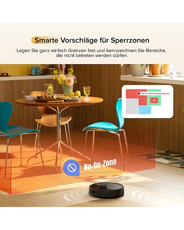 Roborock Q7 M5 Set Saug- und Wischroboter mit zusätzlichem Wischtuch*2 Stk. (Upgrade vom Q7 Max) Schwarz