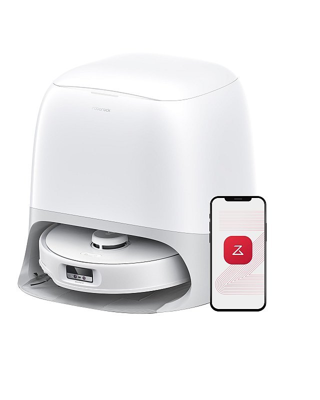 Roborock Qrevo Curv Saugroboter mit Multifunktions-Dockingstation 3.0 Weiß (Generalüberholt – 90 % wie neu)