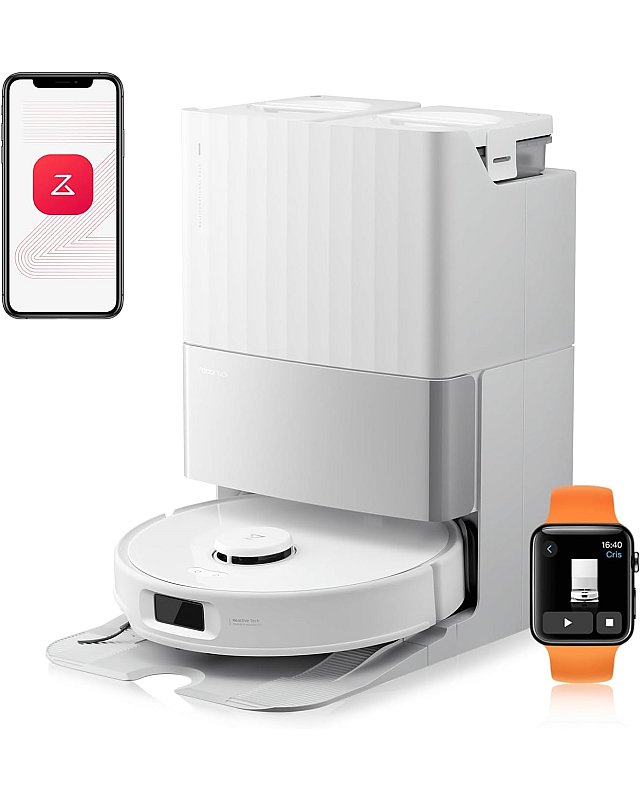 Roborock Qrevo Edge S5A Saugroboter (verbessert von Qrevo Pro) mit Multifunktions-Dockingstation 3.0 Weiß