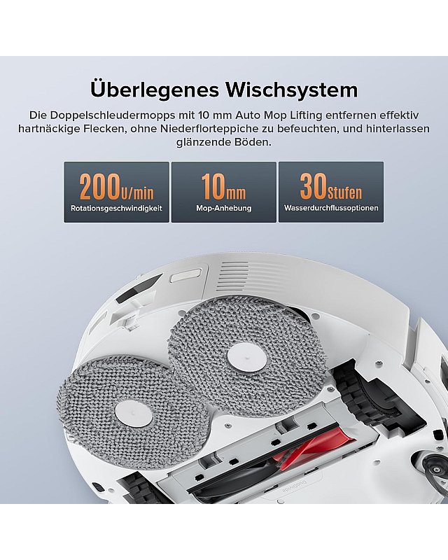 Roborock Qrevo Edge S5A Saugroboter (verbessert von Qrevo Pro) mit Multifunktions-Dockingstation 3.0 Weiß