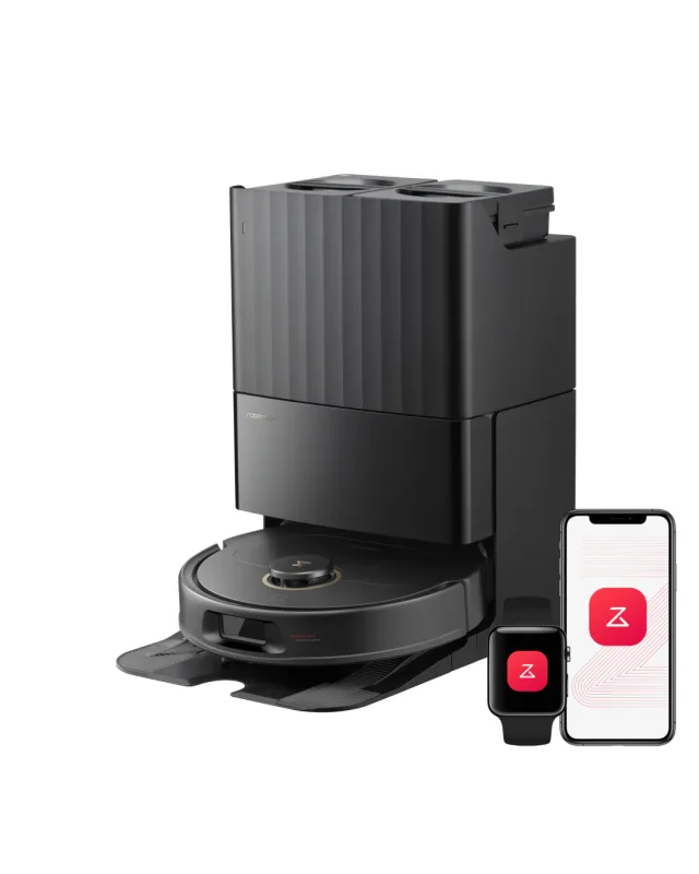 Roborock Qrevo S5V Saugroboter mit Multifunktions-Dockingstation Schwarz