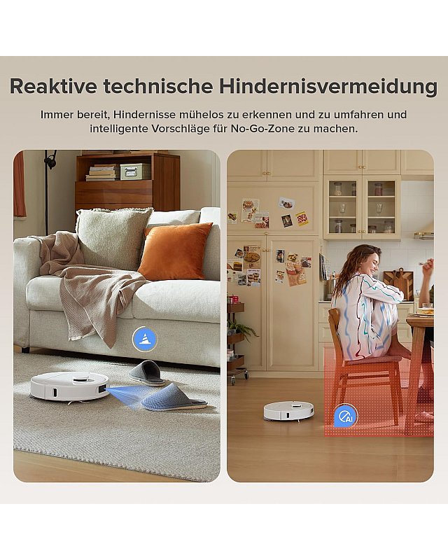 Roborock Qrevo S Saugroboter mit Multifunktions-Dockingstation Weiß (Generalüberholt – 90 % wie neu)