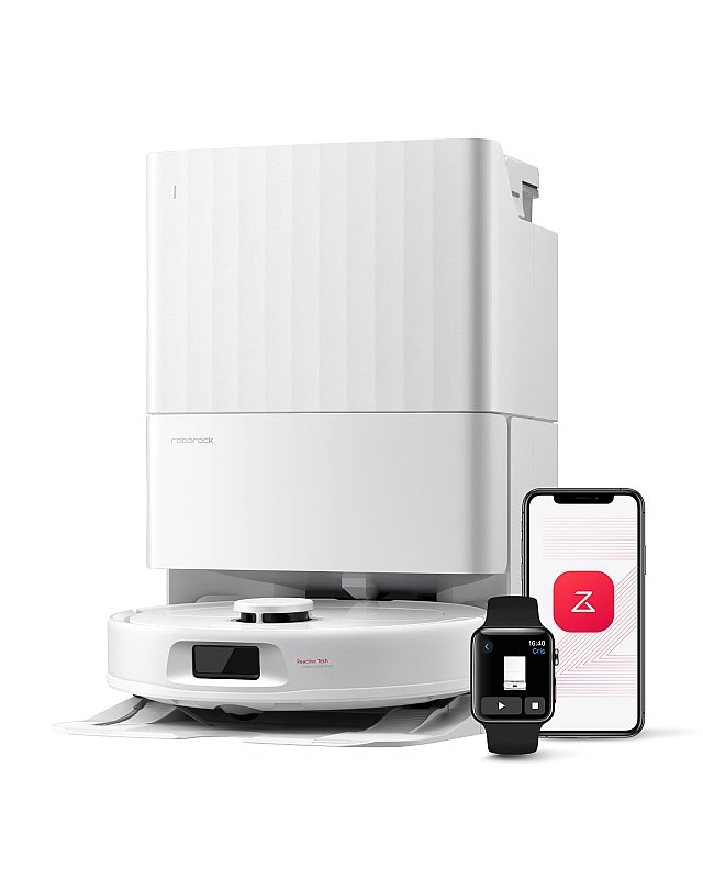 Roborock QV 35A Saugroboter mit Multifunktionsdock Weiß