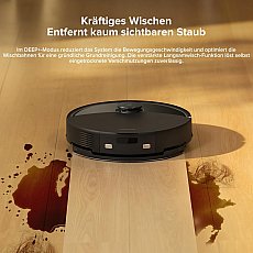 Roborock Q10 X5+ mit 10.000 Pa HyperForce-Saugkraft und Auto-Entleerungstation Schwarz