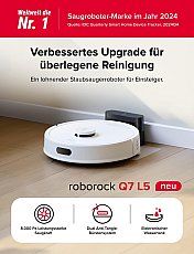 Roborock Q7 L5 Saug- und Wischroboter (Upgrade vom Q5 Pro) Weiß
