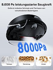 Roborock Q7 L5 Saug- und Wischroboter (Upgrade vom Q5 Pro) Schwarz