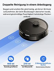 Roborock Q7 L5 Saug- und Wischroboter (Upgrade vom Q5 Pro) Schwarz