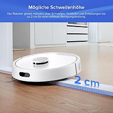 Roborock Q7 L5+ Set Saug- und Wischroboter mit Auto-Entleerungsstation mit zwei zusätzlichen Staubbeuteln Weiß