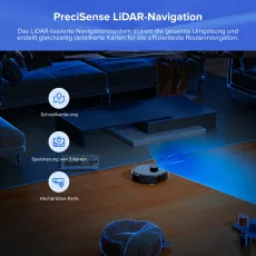 Roborock Q7 L5+ Set Saug- und Wischroboter mit Auto-Entleerungsstation mit zwei zusätzlichen Staubbeuteln Schwarz