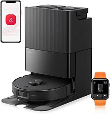 Roborock Qrevo Edge S5A Saugroboter (verbessert von Qrevo Pro) mit Multifunktions-Dockingstation 3.0 Schwarz