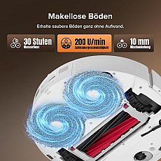 Roborock Qrevo Master Saugroboter mit Multifunktions-Dockingstation 3.0 Weiß (Generalüberholt – 90 % wie neu)