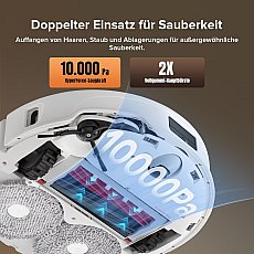 Roborock Qrevo Master Saugroboter mit Multifunktions-Dockingstation 3.0 Weiß (Generalüberholt – 90 % wie neu)