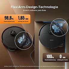 Roborock Qrevo Master Saugroboter mit Multifunktions-Dockingstation 3.0 Schwarz (Generalüberholt – 90 % wie neu)