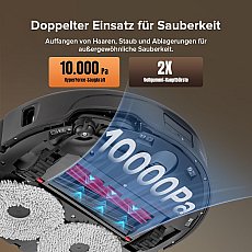 Roborock Qrevo Master Saugroboter mit Multifunktions-Dockingstation 3.0 Schwarz (Generalüberholt – 90 % wie neu)
