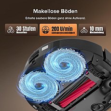 Roborock Qrevo Master Saugroboter mit Multifunktions-Dockingstation 3.0 Schwarz (Generalüberholt – 90 % wie neu)