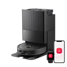 Roborock Qrevo S5V Saugroboter mit Multifunktions-Dockingstation Schwarz