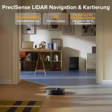 Roborock QV 35A Saugroboter mit Multifunktionsdock Schwarz