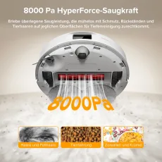 Roborock QV 35A Saugroboter mit Multifunktionsdock Weiß