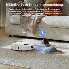 Roborock QV 35A Saugroboter mit Multifunktionsdock Weiß