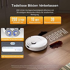 Roborock QV 35S Set Roboter-Staubsauger mit Multifunktions-Dockingstation (mit Staubbeutel*2 Stück und Filter*1 Stück) Weiß