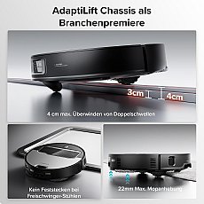 Roborock Saros Z70 Staubsaugerroboter mit mechanischem OmniGrip™ Arm Silber