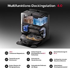 Roborock Saros Z70 Staubsaugerroboter mit mechanischem OmniGrip™ Arm Silber